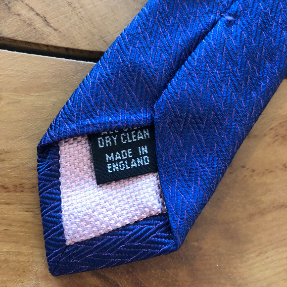 PINK Brand Neck Tie Neon Blue Purple - Picture 5 of 6